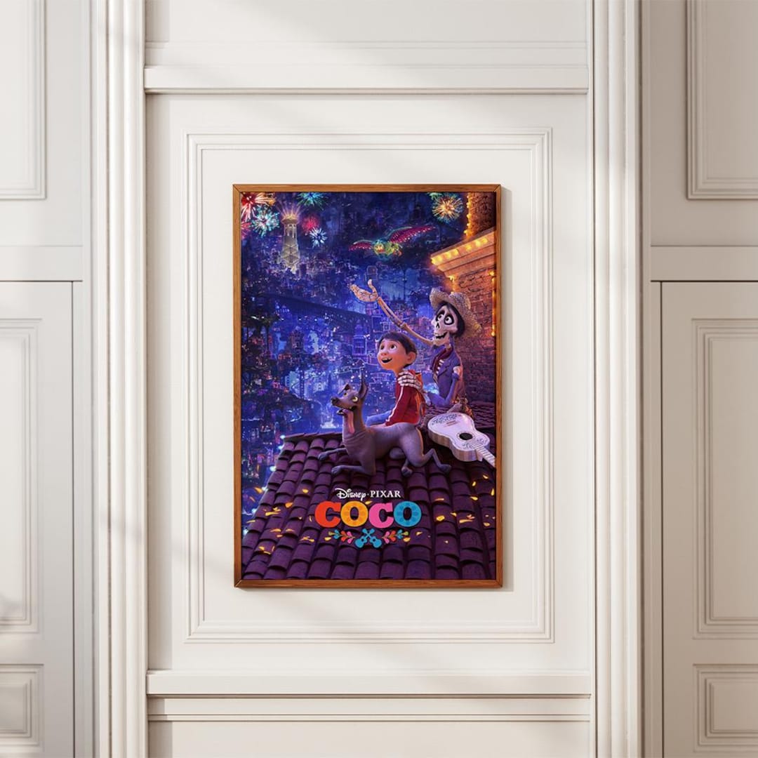 COCO Movie Poster Vintage Poster Home Decoration Retro Print Wall Art ...