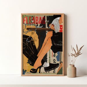 Fleabag Poster Filmplakat Vintage Plakat Retro Druck Wand Kunst Leinwand Druck Ungerahmt