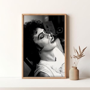 The Rocky Horror Bilder zeigen Digital Download Movie Poster Schwarz Weiß Kunst Vintage Poster Retro Druck Wand Kunst Leinwand Druck Ungerahmt