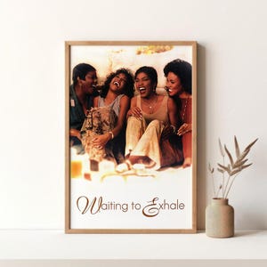 Waiting to Exhale Movie Poster Vintage Poster Retro Print Wall Art Canvas Print Unframed