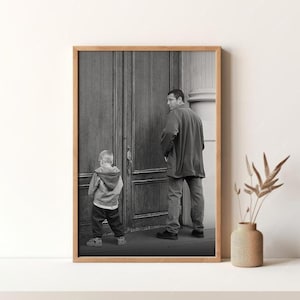 Big Daddy Poster Badezimmer Poster Filmplakat Schwarz Weiß Kunst Vintage Poster Retro Druck Wand Kunst Leinwand Druck Ungerahmt