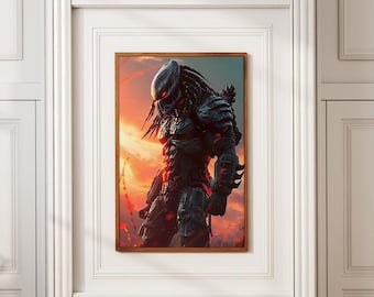 Póster de la película Pretor, póster vintage, lámina retro, arte de pared, decoración del hogar, regalos de Navidad, impresión en lienzo sin marco.