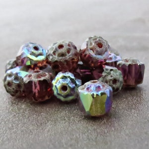 Mulberry Picasso AB 6mm Cathedral Bead : Full Strand Renaissance Bead