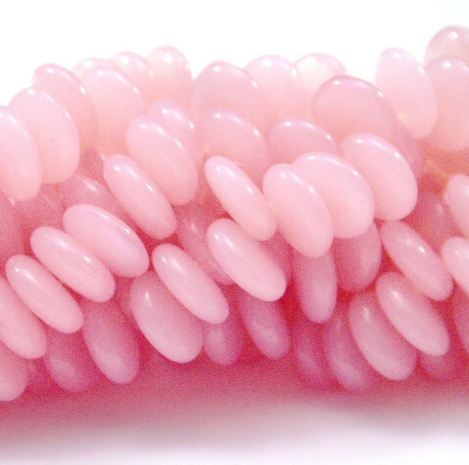50pcs Czech Pressed Glass Lentil Beads 6mm Opaque Amethyst (B 03-19