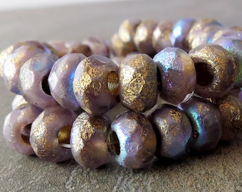 Pony Beads, Opaque, 6x9mm, 100-pc, Lavender Purple