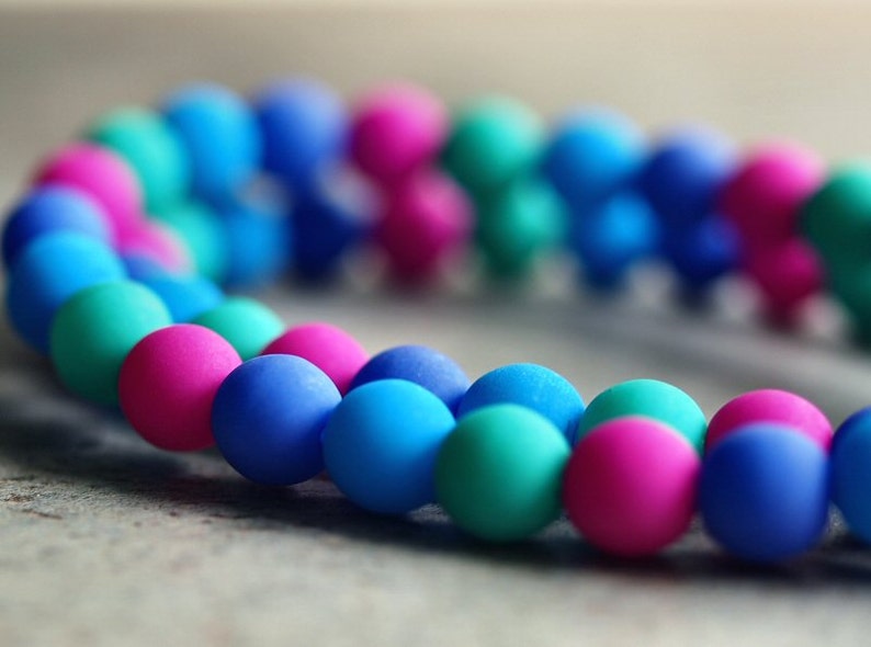 Neon Czech Glass Beads - The Bead Shop
