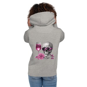 Hoodie: Vineyard Skulls - Pink