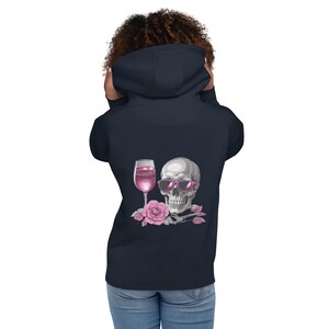 Hoodie: Vineyard Skulls - Pink