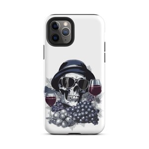 Tough Case for iPhone® Vineyard Skull - Blue