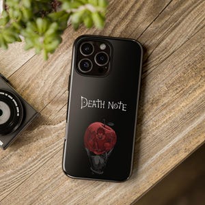 Death Note Ryuk Apple Handyhülle, Dark Anime Tough Case für iPhone 16 15 14 13 Samsung S26 S25 S24 S23 Pixel 9 Schutzhülle