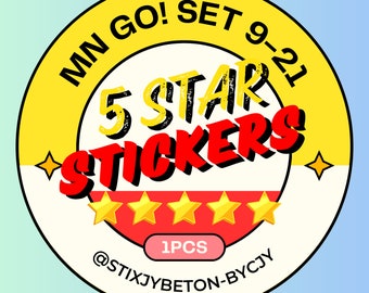 Mngo Stickers , 5 Star Sticker (1 pcs)