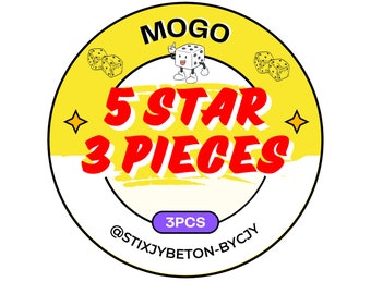 Mogo 5 Star Sticker, 3 Piece Bundle, Set 9-Set 21