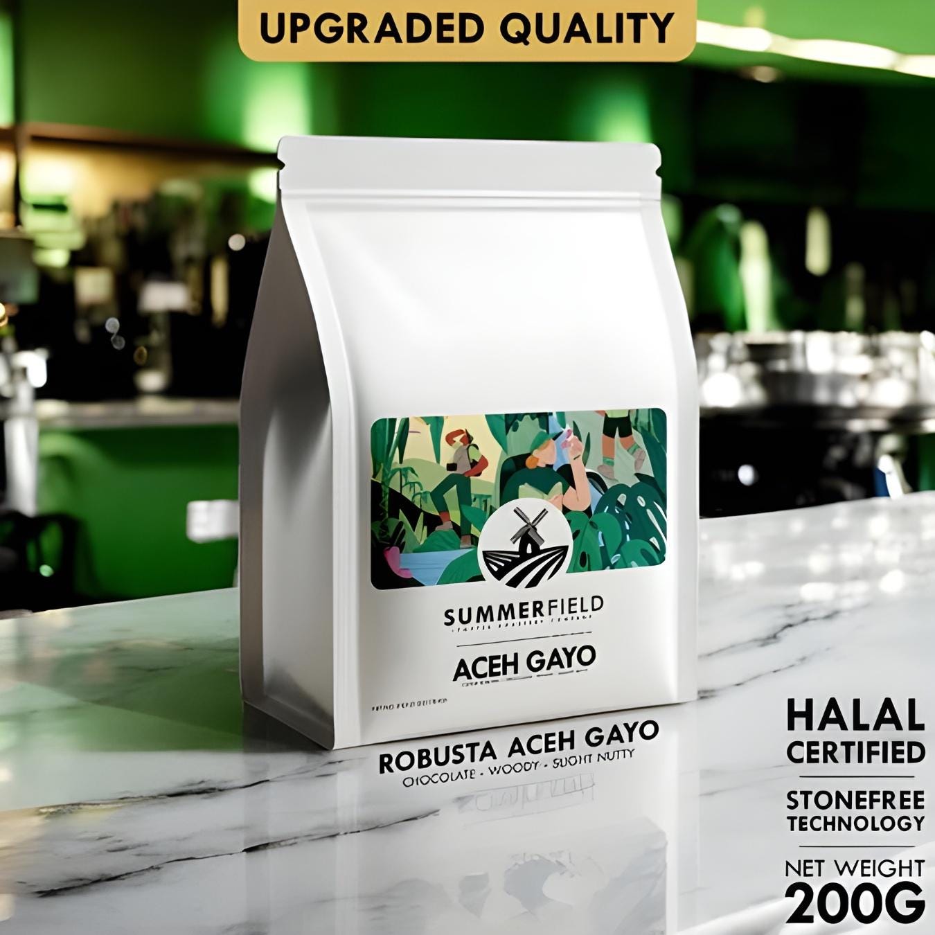 コーヒー ROBUSTA GAYO Robusta Gayo Aceh Coffee Beans 200 Gram - Etsy