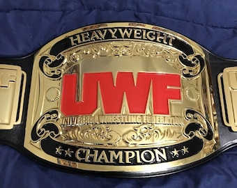 UWF Heavyweight Universal Wrestling Championship Title Belt best gift for him Christmas new year wrestling boxing lover wwe replica wwf