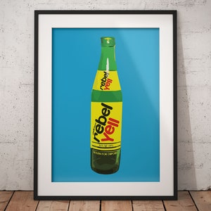 Billy Idol inspired Rebel Yell poster 90 x 90cm size