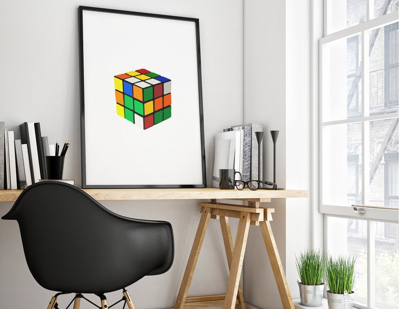 Best selling prints Children/'s Room Art Rubic/'s Cube Print Rubik/'s Cube Wall Art Poster Digital Download Printable Art Printable Art