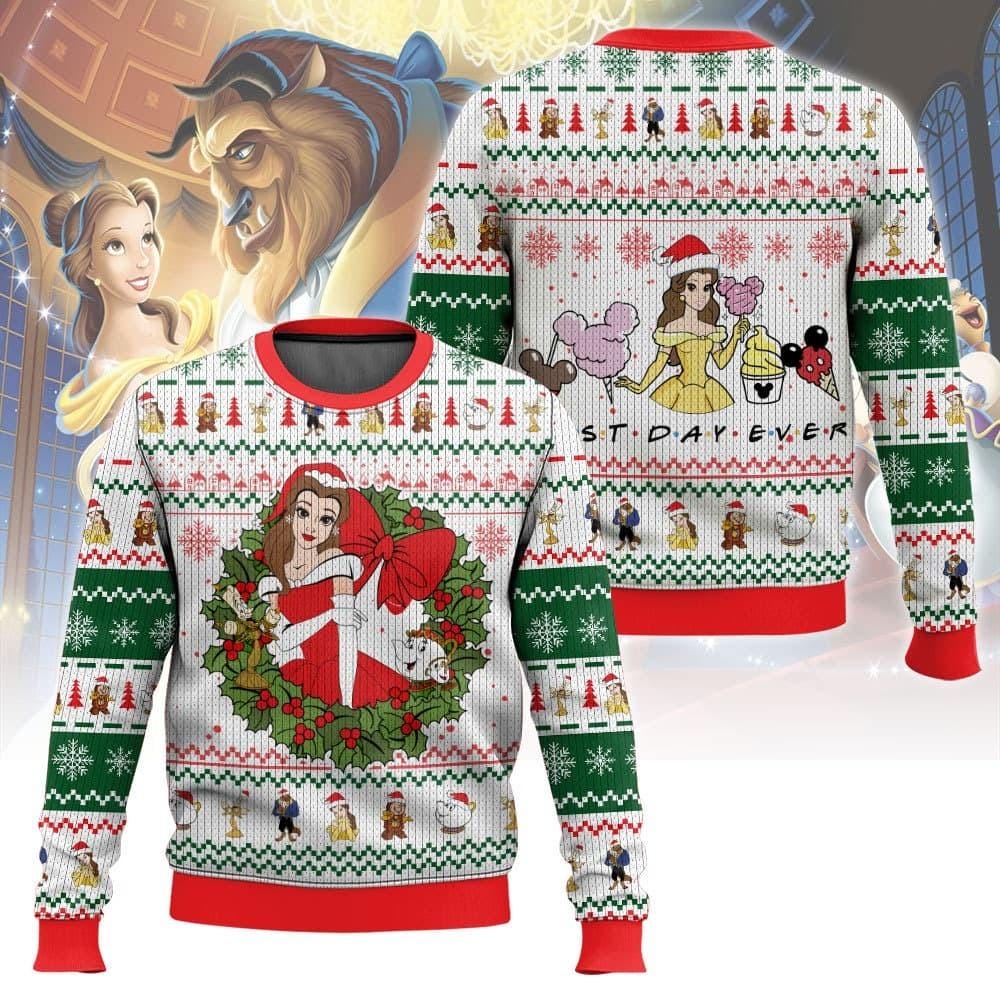 Beauty and the beast christmas sweater discount
