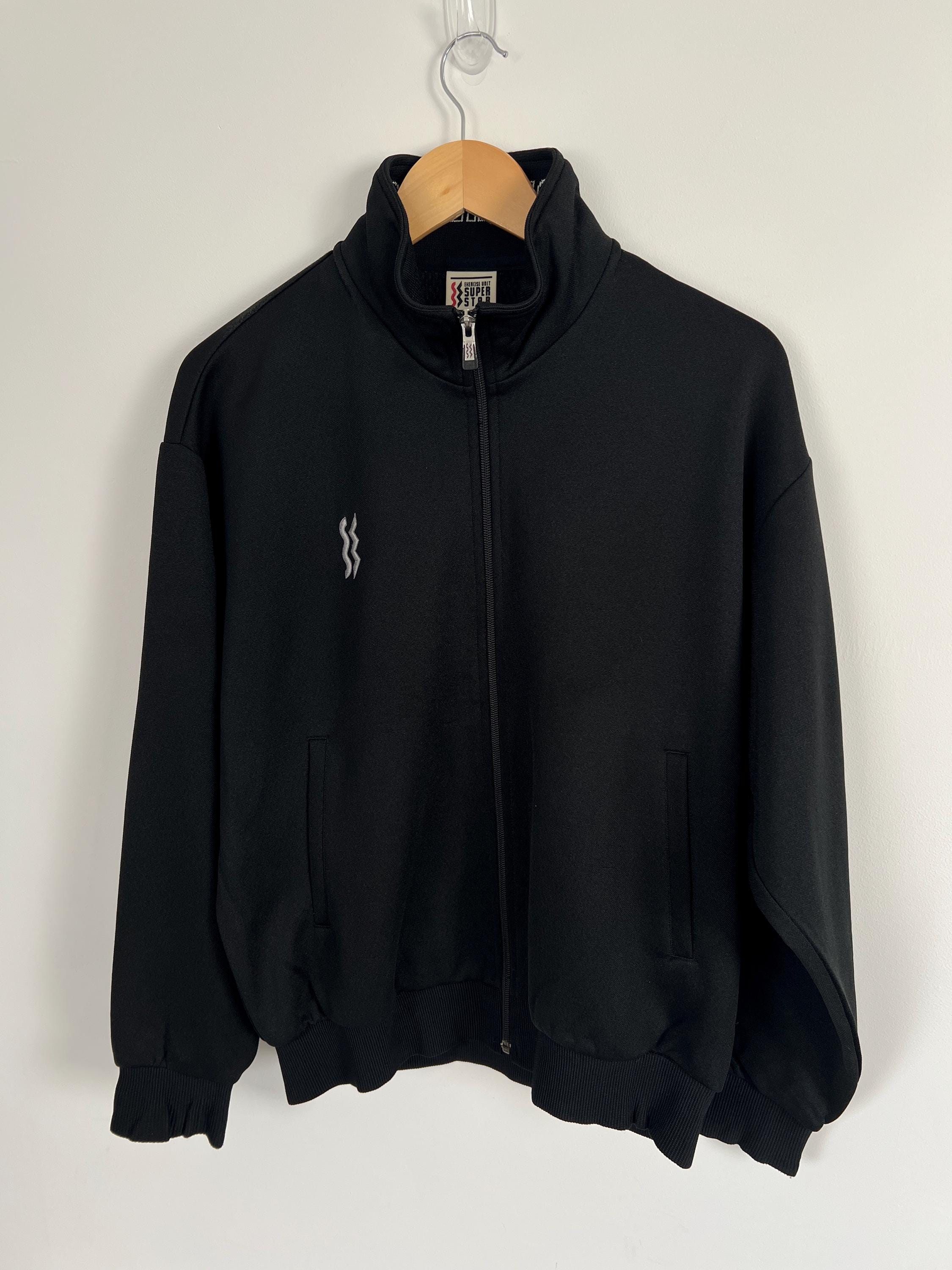 Mizuno Superstar Black Tracksuit Jacket Vintage From Japan / Size