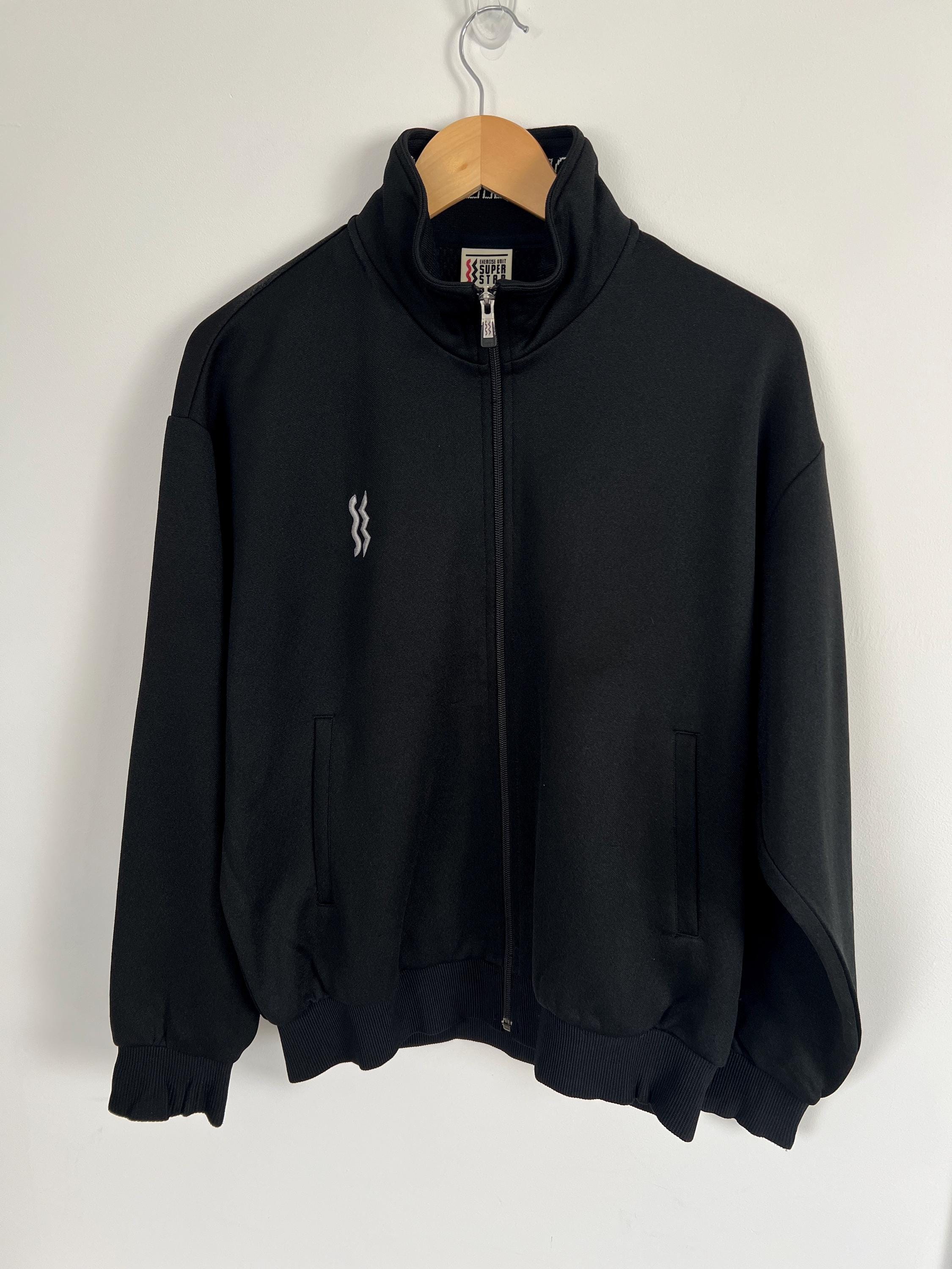 Mizuno Superstar Black Tracksuit Jacket Vintage From Japan / Size