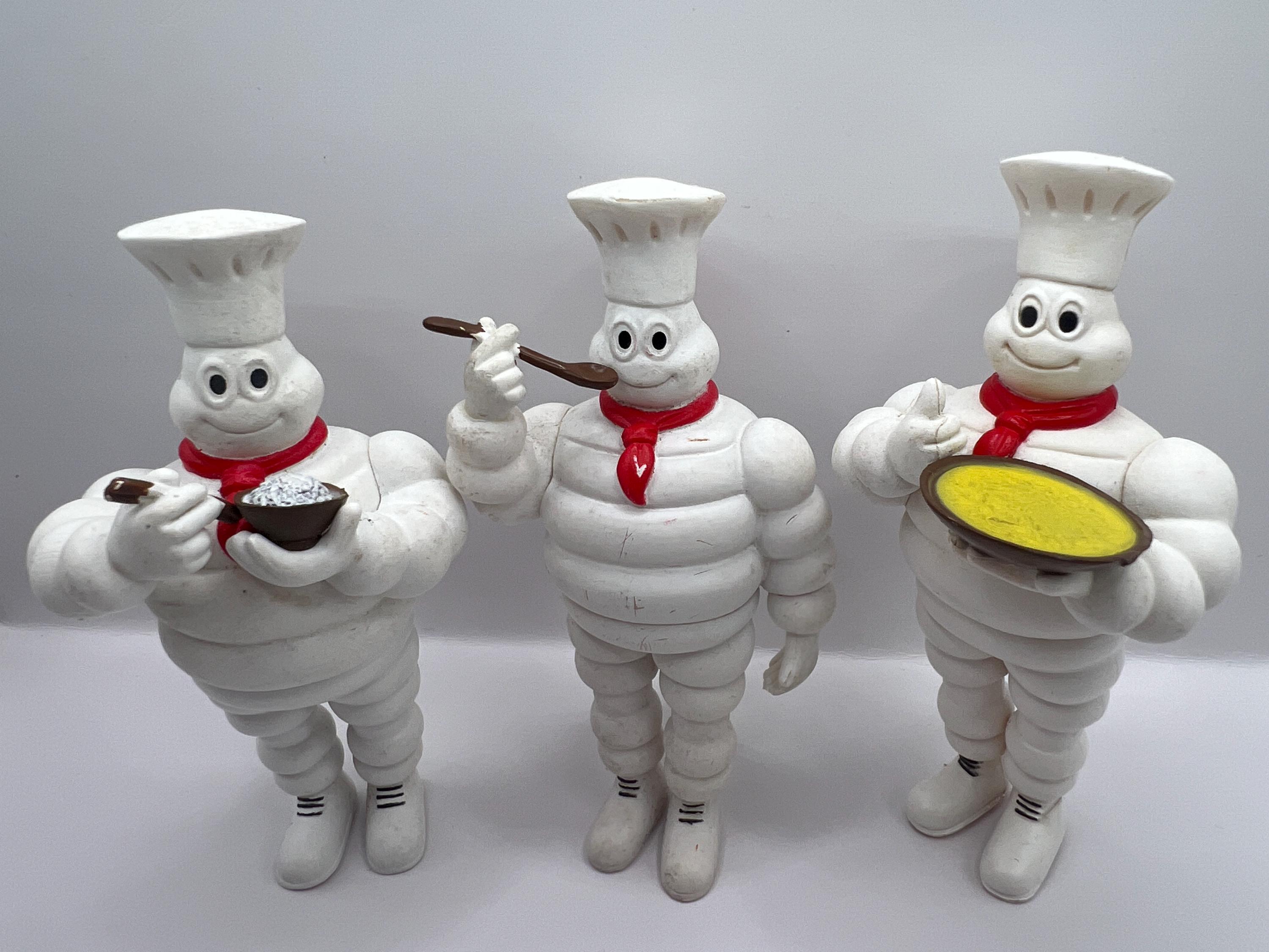 Michelin Man Bibendum Michelin Guide Figures Set of Vintage Star 