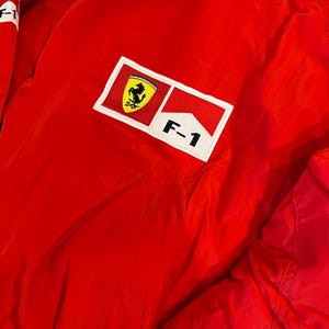 Ferrari Racing Jacket F1 Motorsport Shell Red Vintage Jacket image 5
