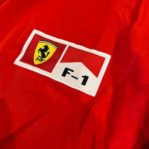 Ferrari Racing Jacket F1 Motorsport Shell Red Vintage Jacket image 7