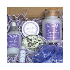 Lavender Stress Relief Gift, Friendship Gift, Self Care Box For Her, Care Package, Mental Health Self Care Package for Her, Best Friend Gift