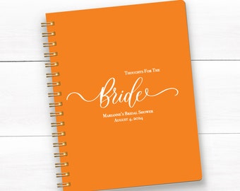 Libro de visitas de despedida de soltera, Cartas a la novia, Consejos para la novia, Consejos de boda, Libro de visitas, Cuaderno pequeño, Libro nupcial personalizado