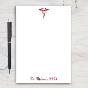 Personalized Notepad, Custom Notepad, Personalized Dental Stationery, Writing Pad, Gift for Doctor, Doctor Notepad, Gift For Medical Staff