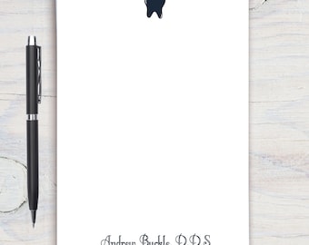 Personalized Notepad, Custom Notepad, Personalized Dental Stationery, Writing Pad, Gift for Dentist, Dentist Notepad, Gift For Dental Staff
