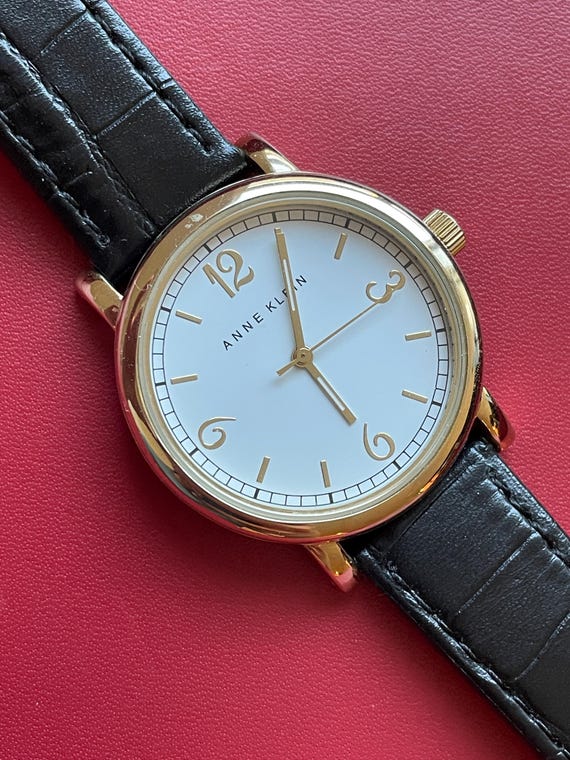 Anne Klein Dress Watch Vintage Anne Klein Ladies Dress Watch | Silver-tone Bridal  main image 3