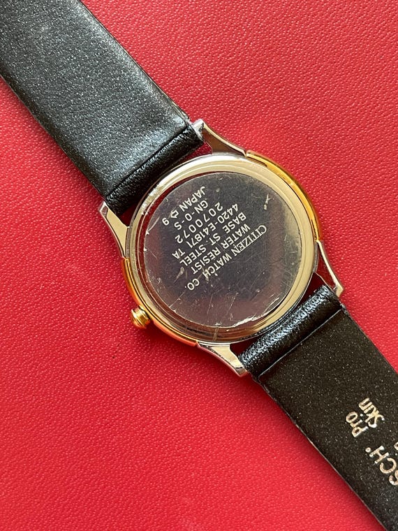 Citizen Exceed Ladies Quartz Watch, Black Dial, Two-tone Case - Etsy