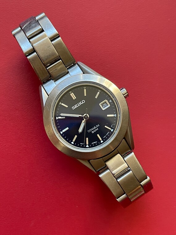 Seiko dameshorloge titanium sale