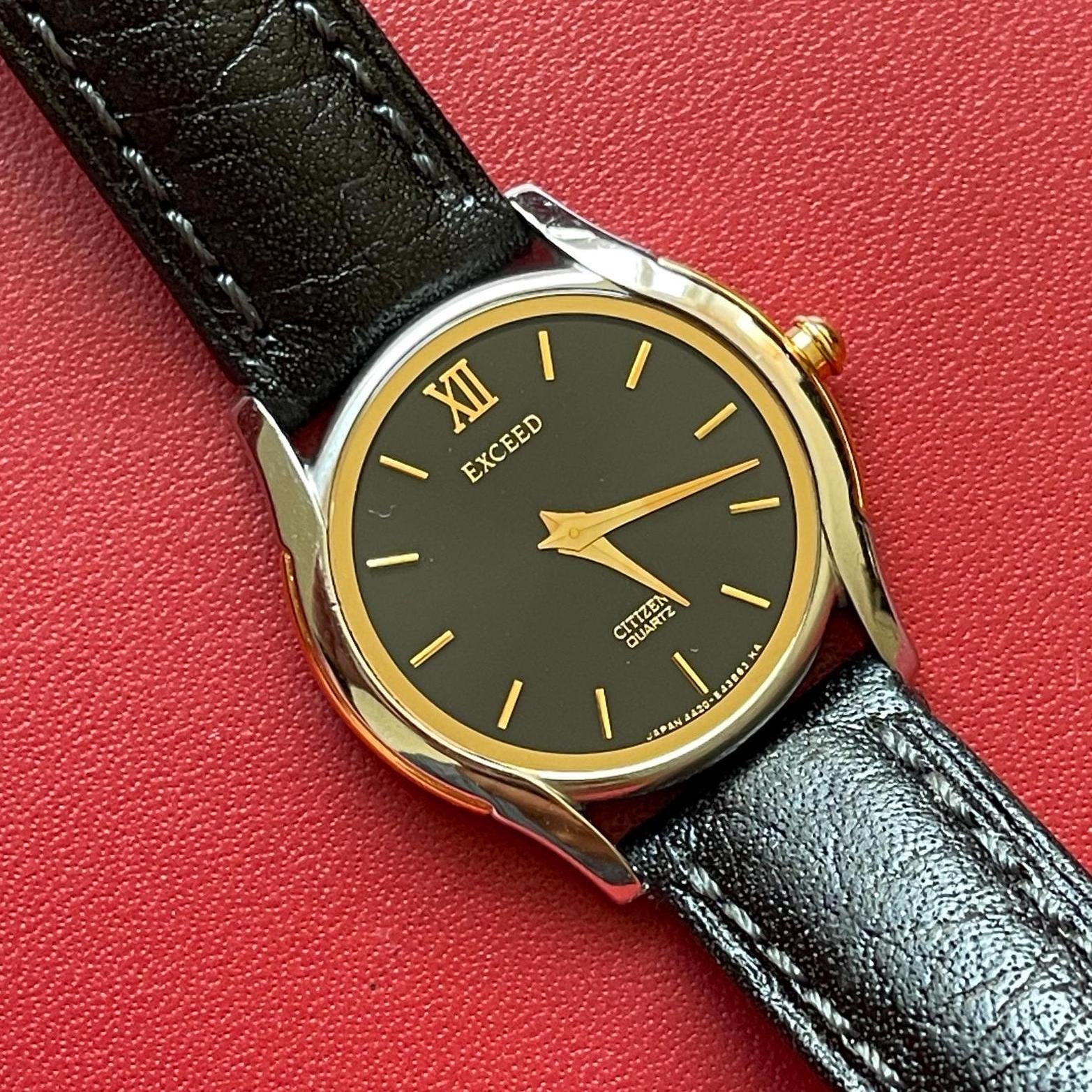 Stunning Citizen Exceed Ladies Quartz Watch Black Dial Two Stunning Citizen Exceed Ladies Quartz Watch Black Dial Two