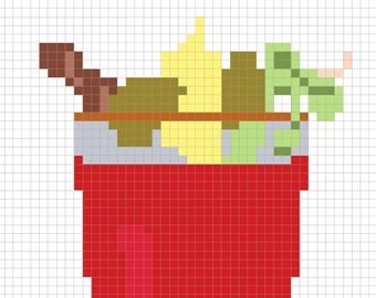 Bloody Mary Needlepoint Chart