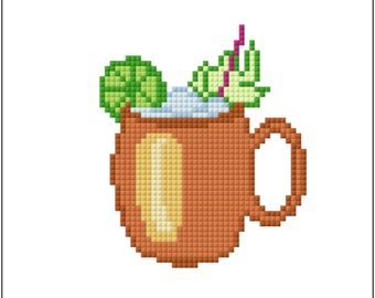 Moscow Mule Needlepoint Digital Chart