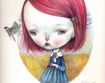 Little sparrow - open edition print