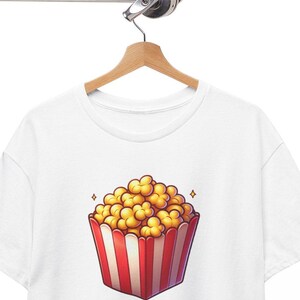 Popcorn Lover Heavy Cotton Tee, Movie Night Shirt, Snack Vibes Tee, Gift for Film Buff, Summer Movie Celebration Shirt, Mugsforyourcupboard