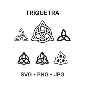 Triquetra SVG Bundle - Keltischer Knoten SVG-Schnittdateien für Cricut & Silhouette