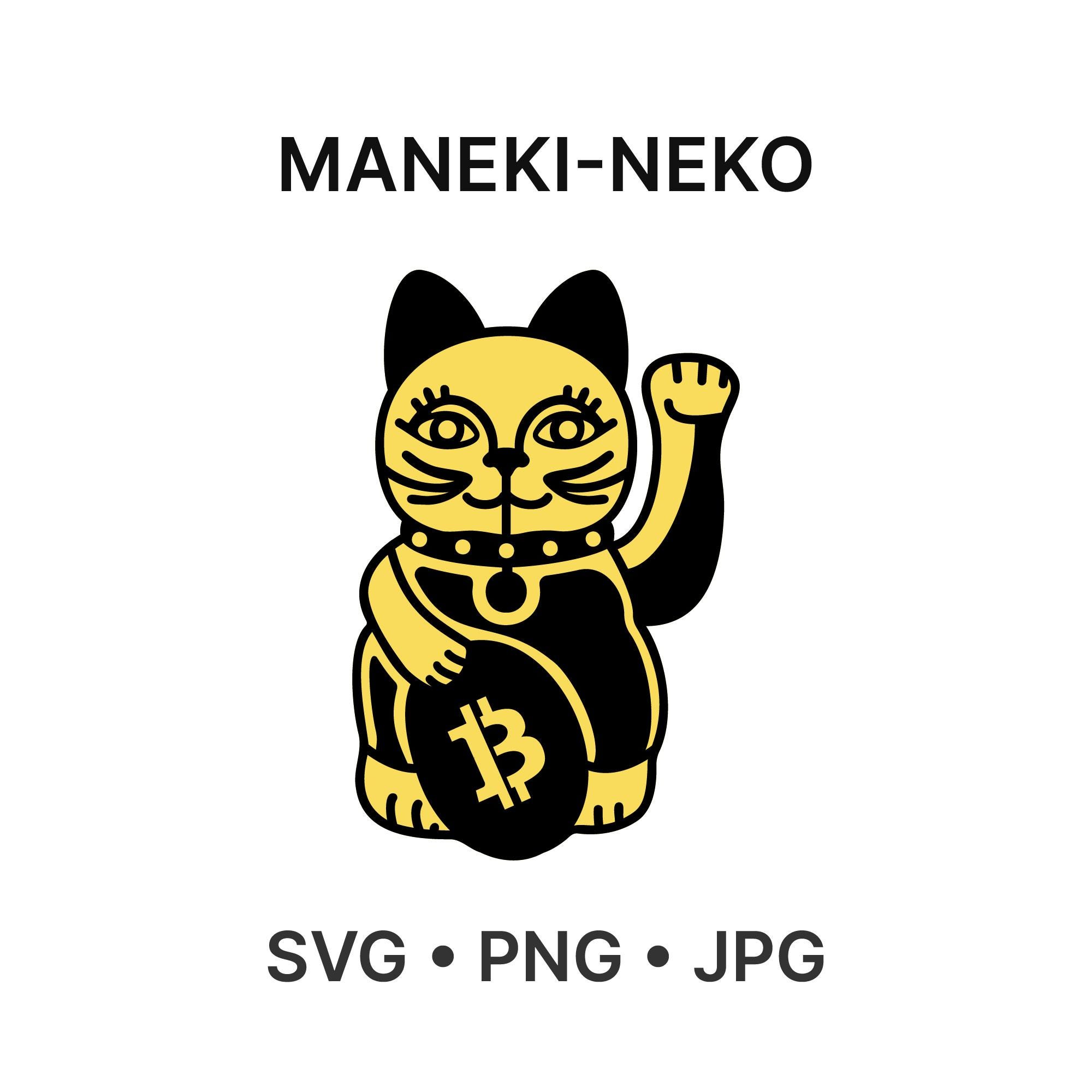 Maneki Neko Stencil - Etsy