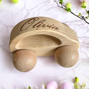 Giocattoli in legno per bambini, macchinine in legno, dinosauri in legno; personalizzati
