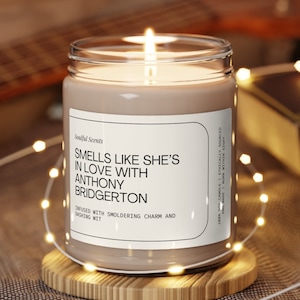 Smells Like Anthony Bridgerton Soy Candle - Bridgerton Merch - Bridgerton Fan Gift