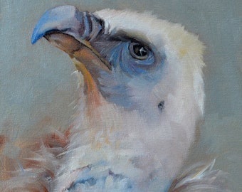 Vulture an original oil painting by Pattie Wall