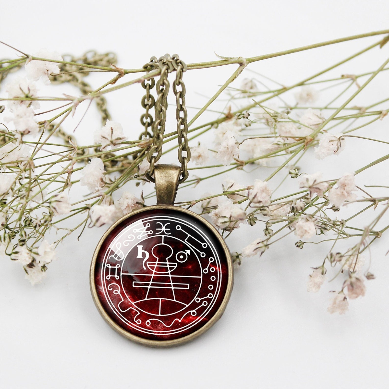 Secret Seal of Solomon Necklace, Seal of Solomon Amulet Talisman, King ...