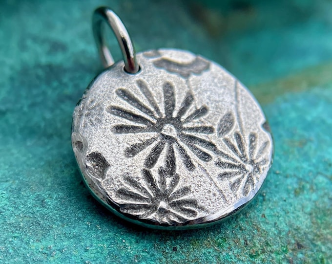 Little Wildflowers Pendant, Flower Charm