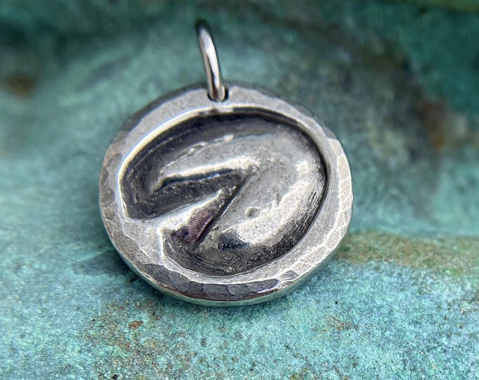 Hoof Print Pendant, Horse Lover Jewelry, Equestrian Gift