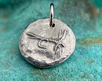 Fly Fishing Pendant, May Fly Charm