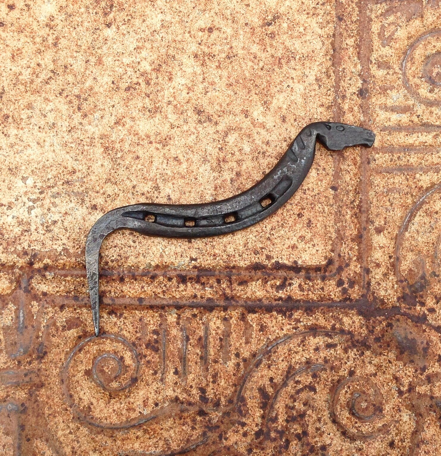 Hand Hoof Pick 6 ,Made from a Horse Shoe, Horse Owner Gift