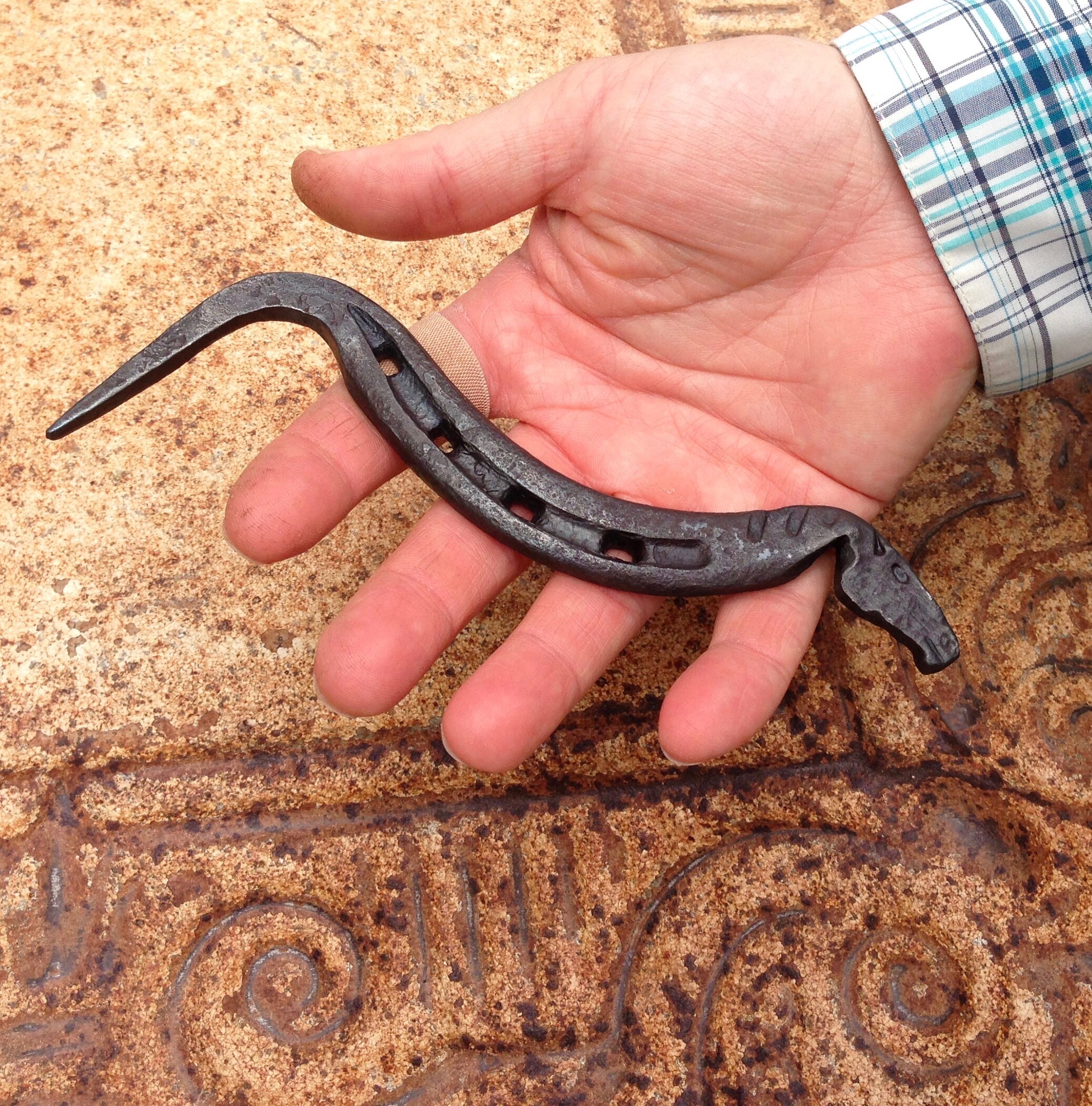 Hand Hoof Pick 6 ,Made from a Horse Shoe, Horse Owner Gift