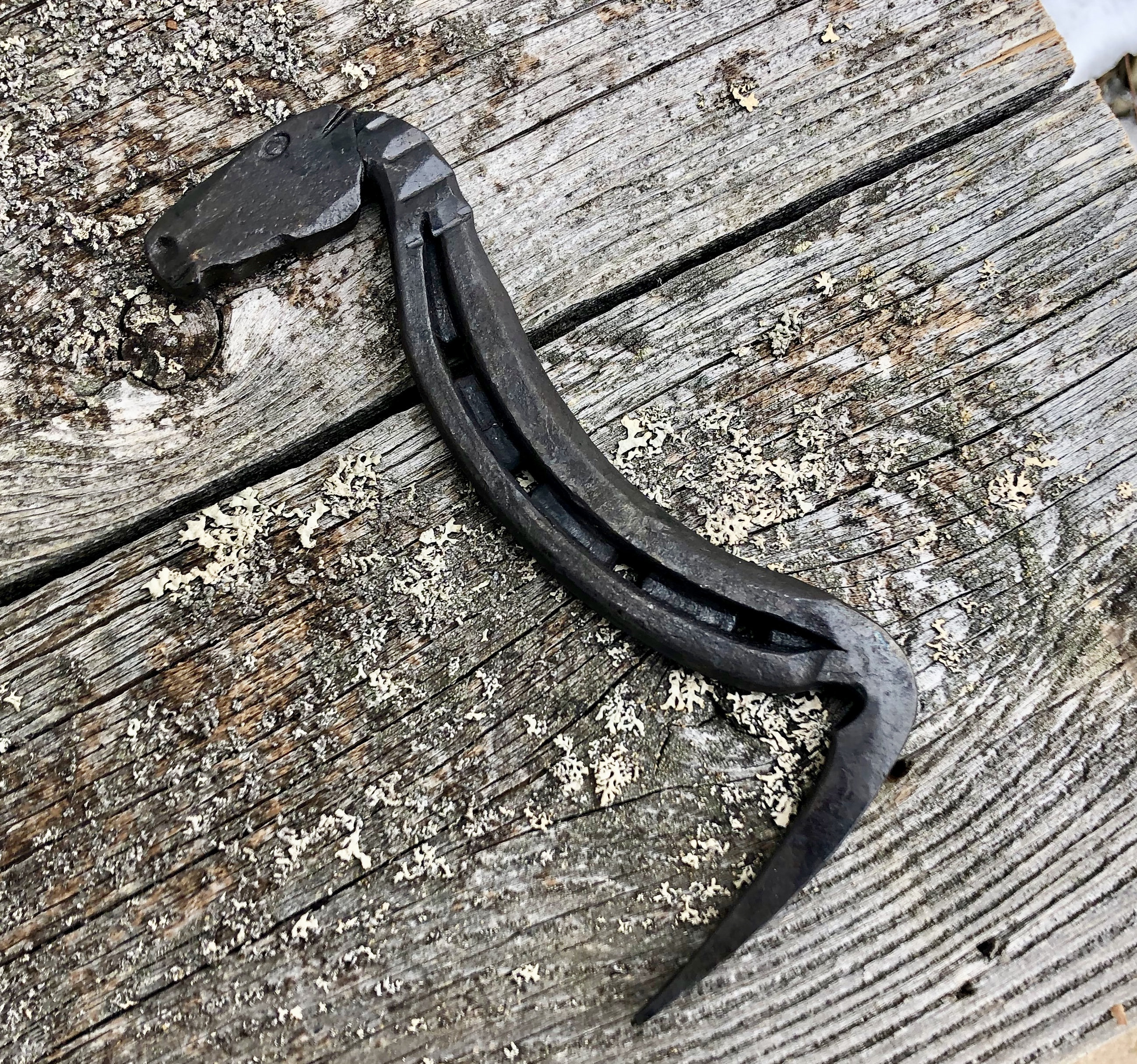 Hand Hoof Pick 34 ,made from a Horse Shoe